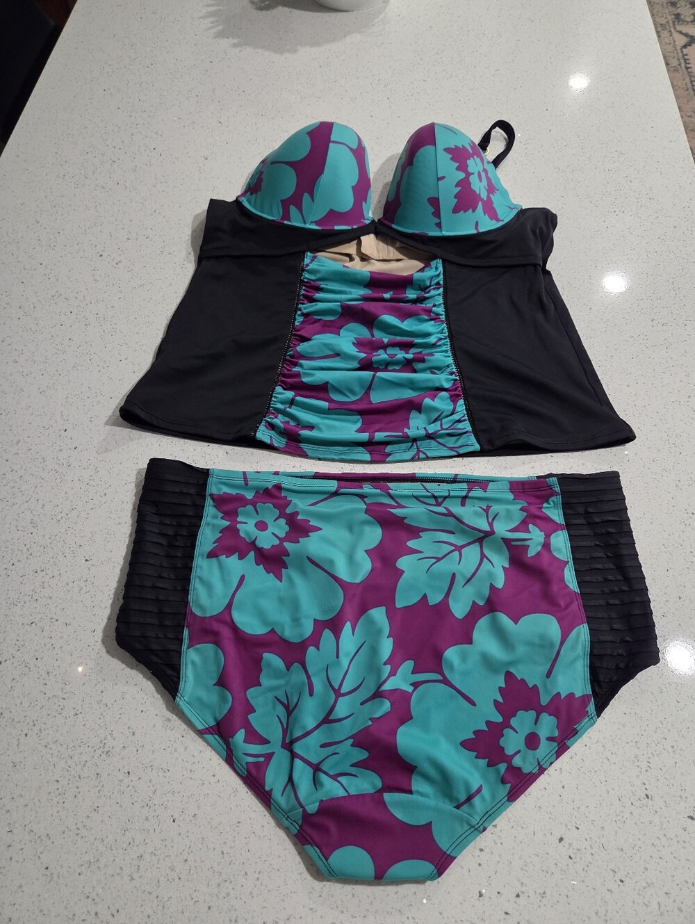 Lane Bryant Size 24 / 44dd Cacique swimsuit Sophie Theallet